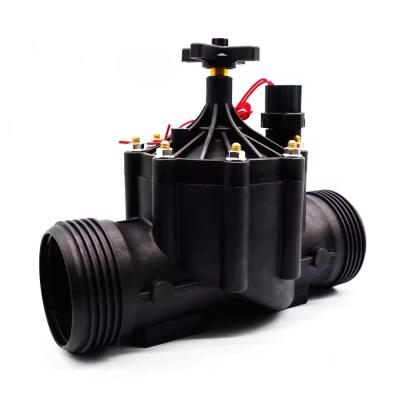 China Fluxo 65m3/h Controle de rega / válvula de solenoide para meio de água 3'' AC220V,50-60Hz à venda