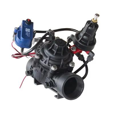 China 2' válvula de solenoide redução de pressão para nylon Tamanho 136X242X220cm Fluxo ≤50,0m3/h à venda