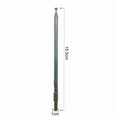 China Factory Outlet 2-3dBi Radio Antenna UHF/VHF Plastic Stainless Steel Telescopic Kneeling Pole Radio +metal Antenna for sale