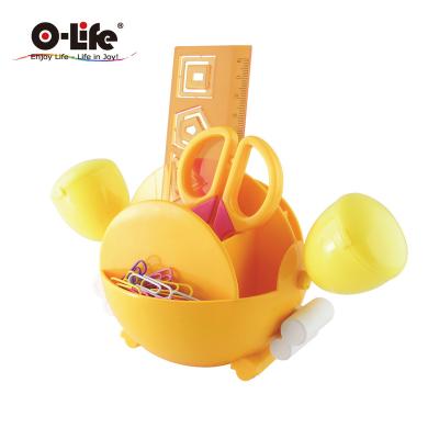 China Kids Desk Organizer Student Supply Stationery Set Kawaii Stationery Storage for sale