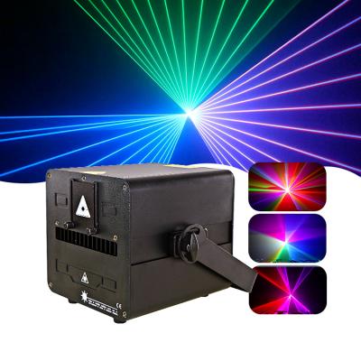 China Animation Laser Light RGB Stage Animation Green Lazer Light For DJ Party Nightclub 2W Led Christmas Dmx Laser Light en venta