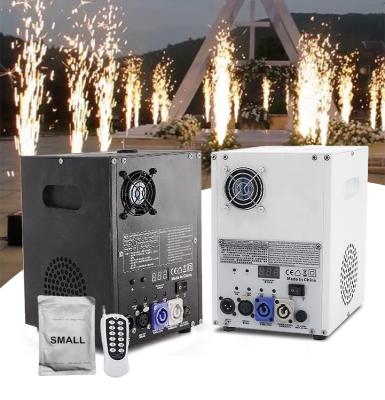 China Wedding New Dmx Electronic Remote Control Firework 650W Portable Stage Pyrotechnics Battery Spark Cold Machine In Stock for sale