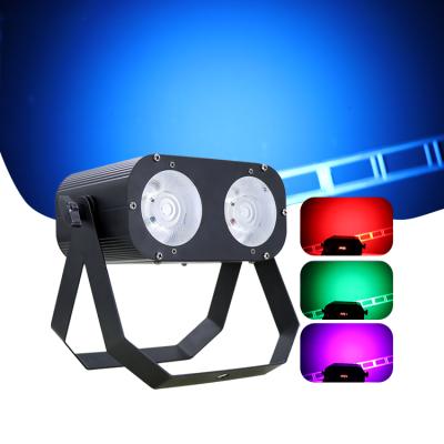 Китай Mini Stage Wash 2eyes Cob Par Light 3in1 Led Stage Par Light 2*50w RGB Par Light продается