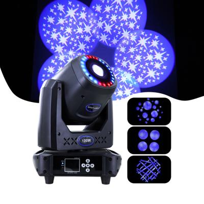 China Party DJ Bar Vltg Prism Effect Model 120W 100W 60W Led Dmx Mini Spot Gobo Beam Moving Head Stage Light For Party DJ Bar for sale