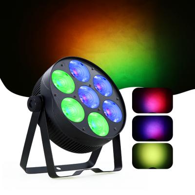 China Mini Stage VLTG COB RGB 3in1 Lamp Beams Wash Lights 7*30W Led Stage Lighting Par Light Te koop