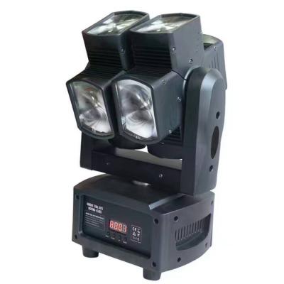 China Hot Sale Factory Price of Wedding/Party/Dj/Disco/Club/Theater/Concert/Church Hot Wheels Rgbw 120W Led 8*10W Sharpy Beam Moving Head Light for sale