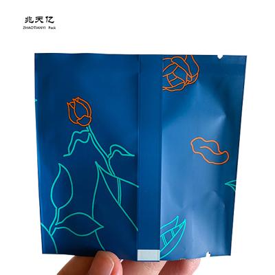 China Medium Return Bag Flower Tea Moisture Proof Packaging Seal Aluminized Plastic For Rose Black Food Package PE Heat Seal Side Gusset Bag Accept ZTY for sale