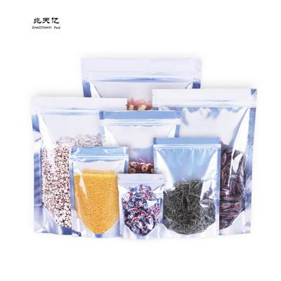 China Customized Printing Moisture Proof Stand Up Pouch Aluminum Foil Zipper Lock Food Packaging Plastic Bags for sale