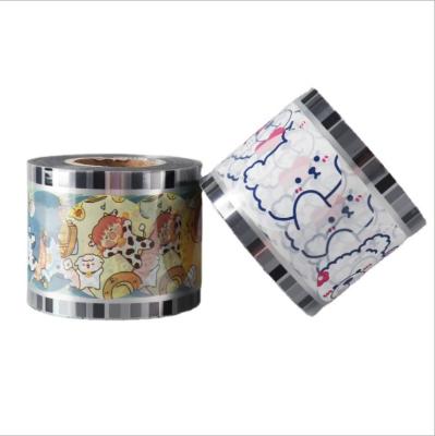 China Roll Moisture Proof Film Sealing Cover Cup PP Plastic Material For Bubble Tea Coffee Cup Sealing Film for sale