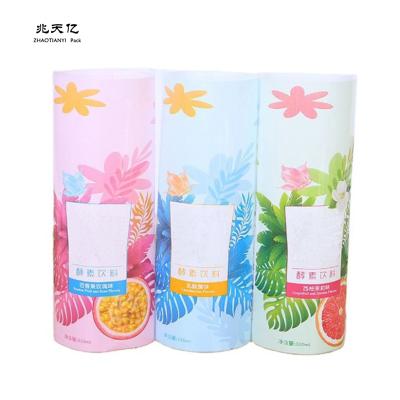 China High Packaging Label Beverage Enzyme Heat Shrink Film Customized Logo Pof Drinks Packing Films for sale