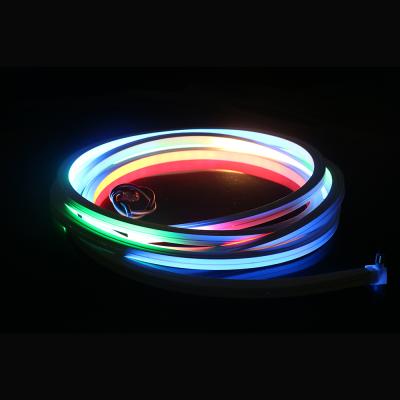 China Remote Flexible Smart 5050 LANDSCAPE TV WIFI Bluetooth 12v LED Strip Dream Color RGB WS2812B LED Light Strip for sale