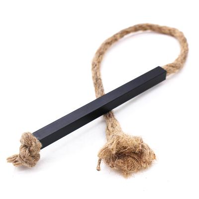 China Easily Start Your Next Campfire Tube Fire Bellows Wax Rope Jute Flammable Material Waterproof Aluminum Wick For Fire Starter for sale