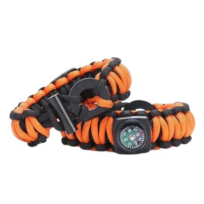 China Easily Cleaned Paracord 550 Survival Bracelet Emergency Survival Kit With Fishing Tool for sale