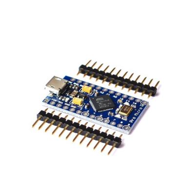 China Electronic original Componets pro ATmega32U4 5V/16MHz module micro board with 2 rows pin header for Leonardo Replace ATmega328 pro mini for sale