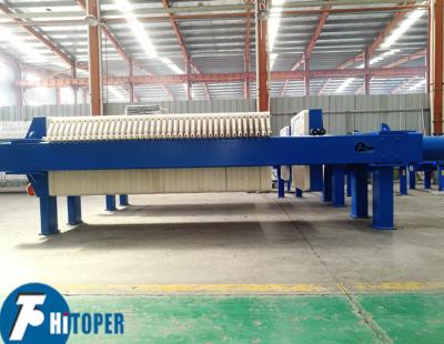 China 50m2 748L Industrial Filter Press for Oil Slurry Separation with Filter Cloths for sale