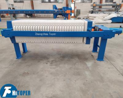 China 10m2 industrieel Juice Filter Press 1000 l/u-Capaciteit met Hydraulische Sluiting en Open Te koop