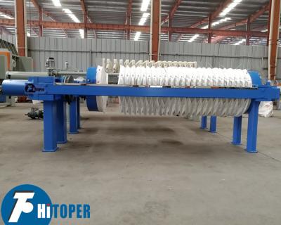 China High Filtration Pressure Round Plate Filter Press Equipment for Solid-Liquid Separation for sale