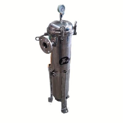 China 17L Volume Bag Filter Housing Waste Water Filtration Machine with low 0.5mpa Working Pressure for sale