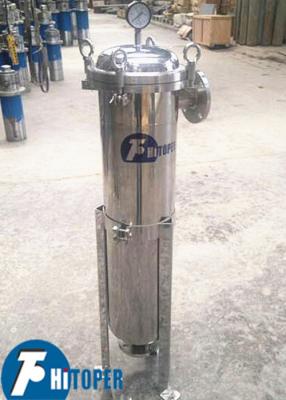 China Large Processing Capacity 17L Volume Vertical Bag Filter Housing for sale