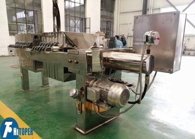 China SS304 Filter Plate Stainless Steel Filter Press for Fine Chemicals Filtration Solution for sale