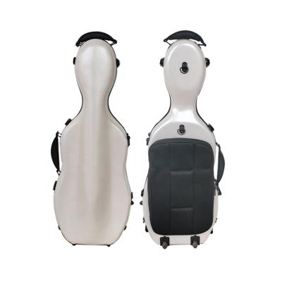 China Gaosijia OEM Waterproof High Quality Custom Pearl Color Shaped Colored Adjustable Fiberglass Viola Case G-1003IF15 15.5