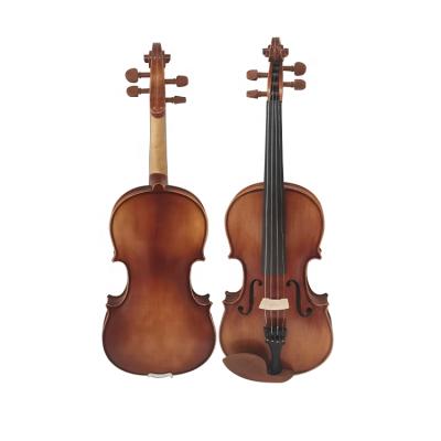 China Student High Quality Antique Style Yellow Brown 4/4-1/8 Handmade Violin for sale