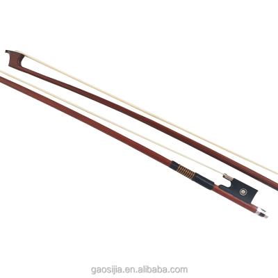 China Wholesale cheap high quality Brazilwood horse frog ebony wood price stick cello octagonal bow BW750 4/4-1/8 round/octagonal hair for sale