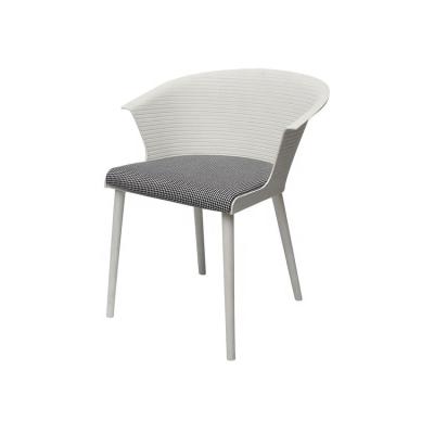 China Cafe Dining Room PP Environment Friendly Modern Plastic Crossback Chair Plastic Dining Chair for sale