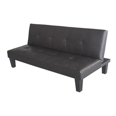 China Modern Home Furniture Modern Design PVC Couch Single Living Room Sofa With Corner Folding Bed Sofa Bed Folding Sofa Cum Bed for sale