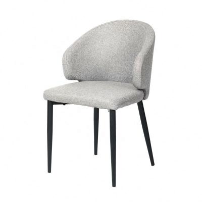 China Modern Design Home Furniture Fabric Modern Dining Room Furniture With Gray Fabric And Normal Sponge Luxurious Dining Chair for sale