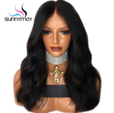 China Natural Curly Most Unprocessed Lace Front Wig For Women Popular Full Brazilian Wavy Virgin Hair for sale