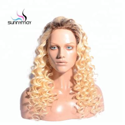 China Wholesale Price Full Lace #4 613 Deep Curly Virgin Wigs FRENCH Curly Peruvian Hair for sale