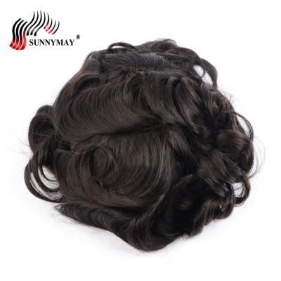 China Swiss Lace In The Front Natural Swiss Hair Stock Sunnymay Lace Toupee, Men Wig, Hair Replacement Men Toupee Free Shipping for sale