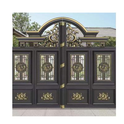 China Modern Hot - Selling New Reliable Art Aluminum Door Quality For Yard for sale