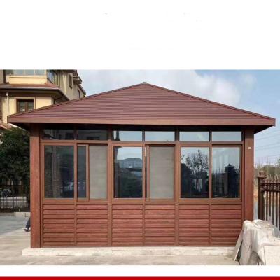 China Modern new design aluminum sunrooms/winter garden/house/glass greenhouse /sunrooms for sale