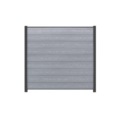 China Easy easily assembled install private wpc compound fence panel for garden for sale