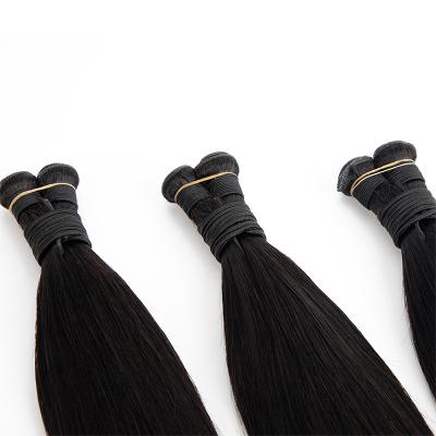 China Silky Straight Wave Leshine New MINI Bundles Raw Virgin Double Drawn Bundles 10-24inch Mink Brazilian Human Hair Bundles Cuticle Aligned for sale