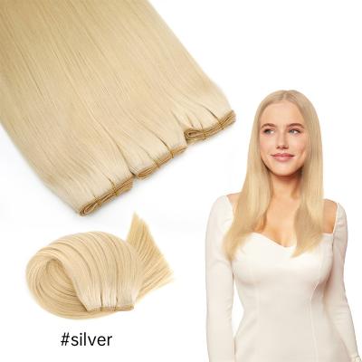 China Silky Straight Wave Custom Colors Untouched European Virgin Human Remy Hiar HandTied Hair Extensions Cuticle Extension Hand Tied Weft for sale