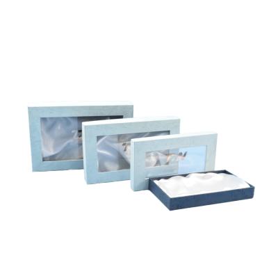 China Recyclable Custom Logo Cardboard Cartons Cosmetics Packaging Box With Clean Window for sale