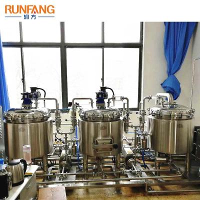 China Brewpub / Hotel Home Brewery Equipment 50L Home Brew Equipment 100L Pilot Brewing System for sale