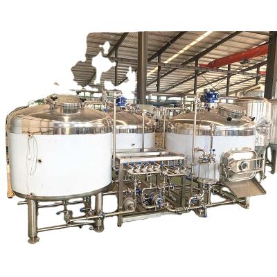 China Testing Equipment Solutions 100L 200L 300L Beer Making Machine Pilot Brew Brewery System For Sale for sale