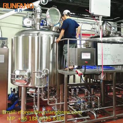 China Beer Brew System Industrial Beer Brew System Fermentation Tank Beverage Plant for sale