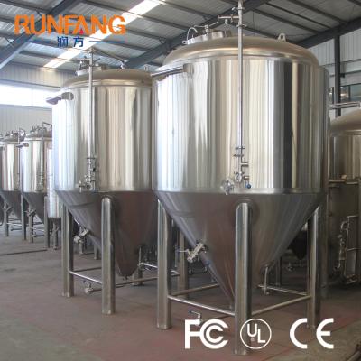 China Brewpub beer brewery restaurant 1000L cooling water dimple beer fermentation jacketed fermenter tank for sale