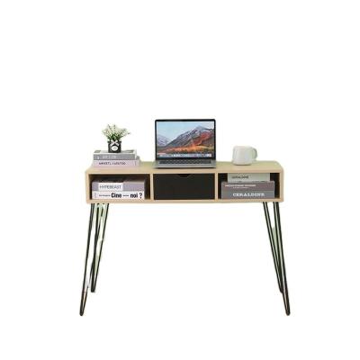 China (Size) Modern Adjustable Home Office Custom Design Waterproof Modern Simple Bedside Desktop Wooden Computer Table for sale