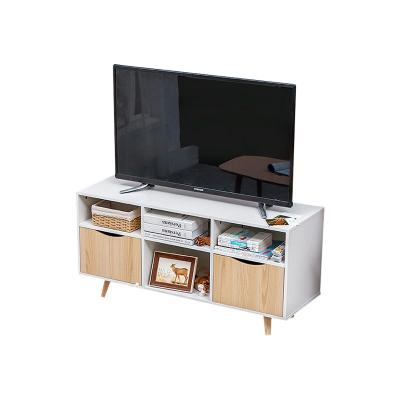 China Eco - Friendly Industrial Design TV Center Factory Price Wood Led Rack Home Furniture Wood Led Cabinet for sale