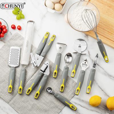 China Sustainable Wholesale 11 Pieces Stainless Steel Kitchen Tools And Gadgets Set For Your Kitchen for sale