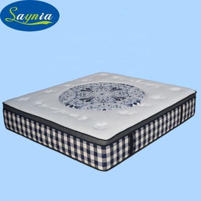 China Pack Pocket Spring Latex Foam Memory Foam Queen Size Compressed Mattress for sale