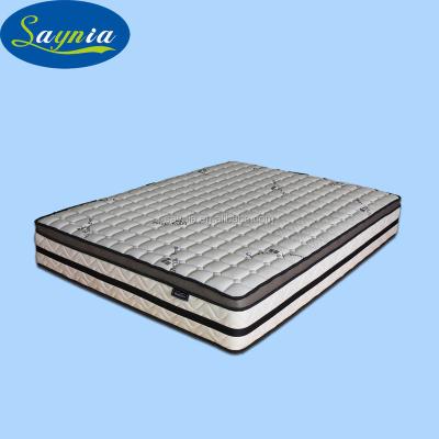 China 5 Year Warranty Cooling Gel 7 Zone 2.0 Wire Hybrid Memory Foam Cool Mattress for sale