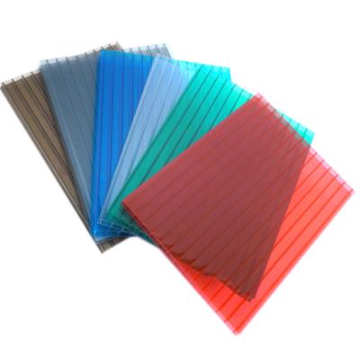 China Modern Twin Wall Polycarbonate Sheets Polycarbonate Greenhouse Roofing Panels for sale