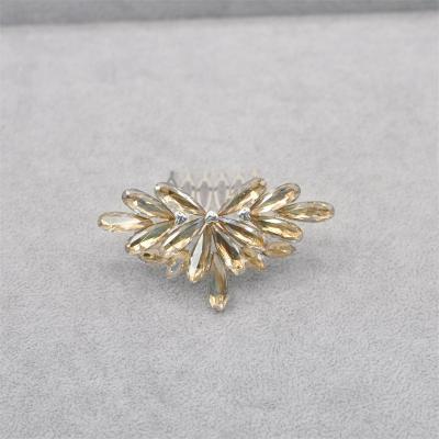 China Decoration RedWillow Rhinestone Wedding Hair Jewelry Accessories Hair Combing Accessories for Women and Brides for sale